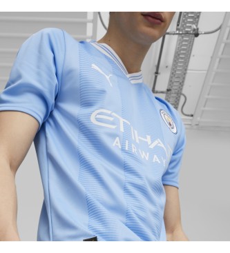 Puma Manchester City F.C. lokales Replikat Sporthemd blau