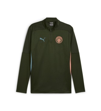 Puma Camiseta MCFC Training 1/4 Zip verde