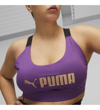 Puma Soutien-gorge de formation Fit Mid Impact violet