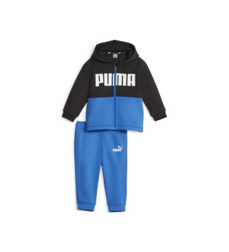 Puma Tuta da corsa Minicats Colorblock Blu, Nera