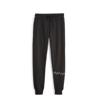 Puma Tracksuit bottoms Hoops Team black