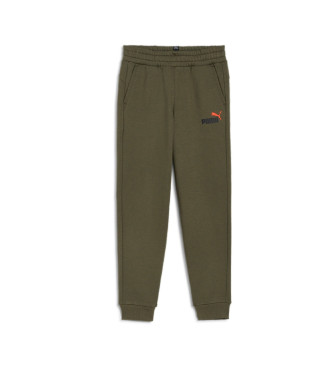 Puma Pantaloni verdi ESS+ 2 Col Logo 