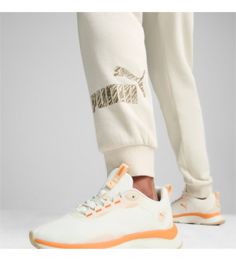 Puma Trousers Ess+ Animal beige