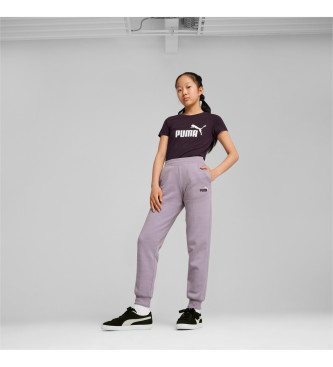 Puma Trousers Ess+ Logo lilac