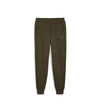 Puma Broek Essentials+ 2 Col Logo groen