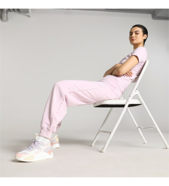 Puma Pantaloni rosa a vita alta