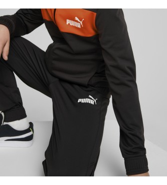 Tuta puma store nera arancione