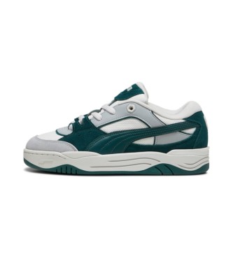 Puma Leather trainers 180 white, grey, green