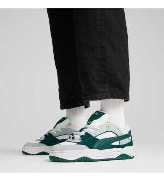 Puma Leather trainers 180 white, grey, green