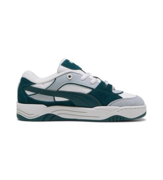 Puma Leather trainers 180 white, grey, green