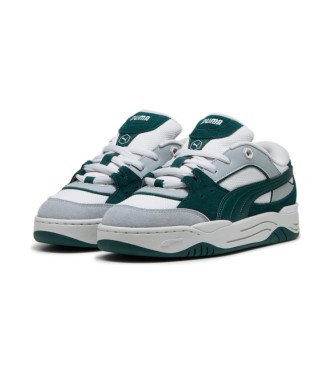 Puma Leather trainers 180 white, grey, green