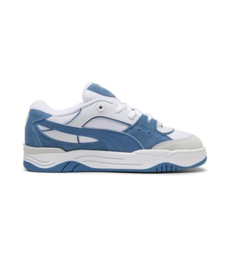 Puma Baskets en cuir 180 blanc, bleu