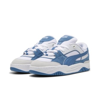 Puma Baskets en cuir 180 blanc, bleu