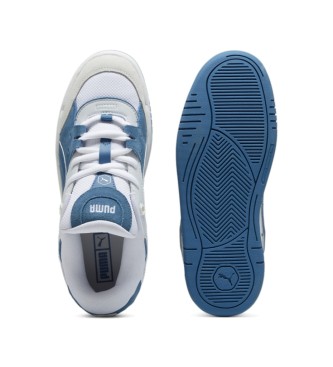 Puma Baskets en cuir 180 blanc, bleu