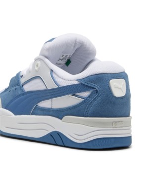 Puma Baskets en cuir 180 blanc, bleu