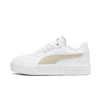 Puma Cali Court Sneakers i lder hvid