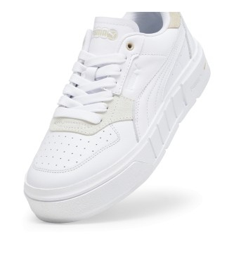 Puma Cali Court Match Leather Sneakers branco