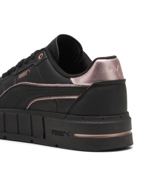 Puma Cali Court Metallic Leather Sneakers black