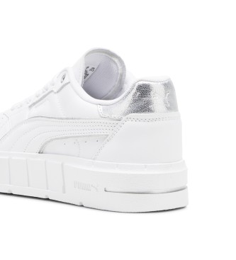 Puma Cali Court Metallic Lder Sneakers hvid