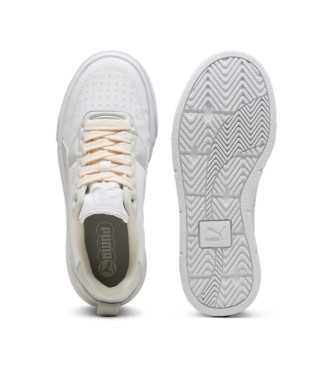 Puma Cali Court white leather trainers