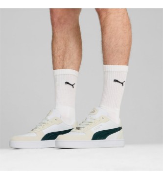 Puma Caven 2.0 Lux S leather shoes white