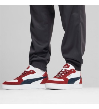Puma Leather shoes Caven 2.0 Lux S white, maroon