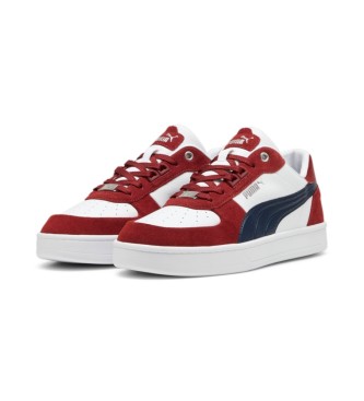 Puma Leather shoes Caven 2.0 Lux S white, maroon