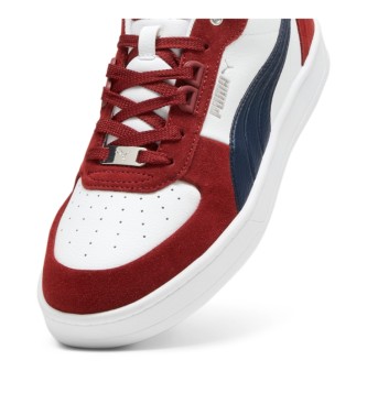 Puma Leather shoes Caven 2.0 Lux S white, maroon