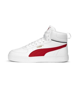 Puma Caven Mid Leather Sneakers red