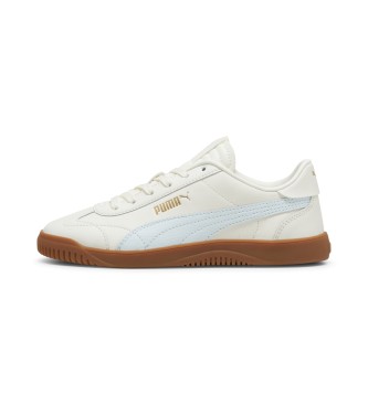 Puma Leather Sneakers Club 5V5 off-white