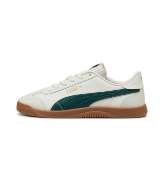 Puma Lederturnschuhe Club 5v5 hellgrau