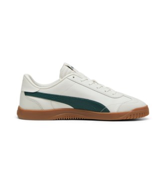 Puma Lederturnschuhe Club 5v5 hellgrau