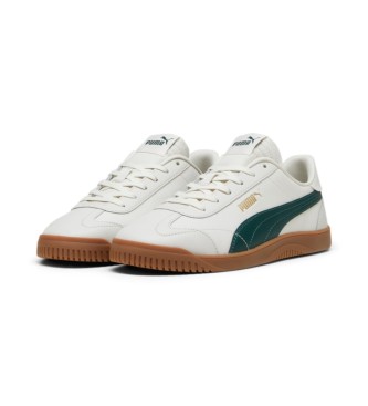 Puma Lederturnschuhe Club 5v5 hellgrau