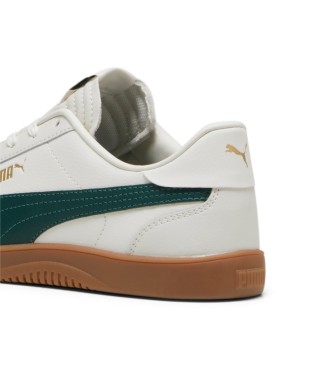 Puma Lederturnschuhe Club 5v5 hellgrau