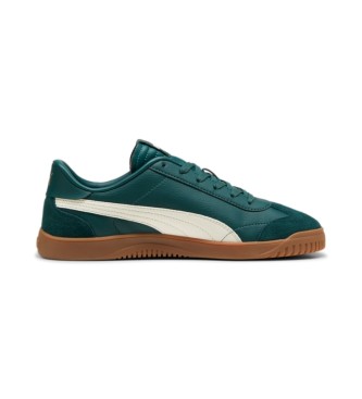 Puma Club 5v5 SD leren schoenen groen