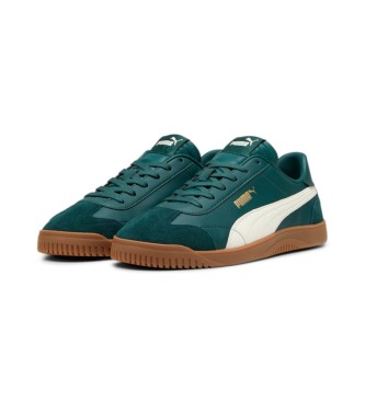 Puma Club 5v5 SD leren schoenen groen