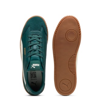 Puma Club 5v5 SD leren schoenen groen