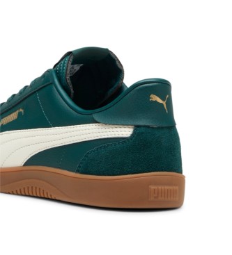 Puma Club 5v5 SD leren schoenen groen