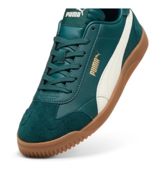 Puma Club 5v5 SD leren schoenen groen