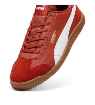 Puma Zapatillas de piel Club 5v5 SD rojo