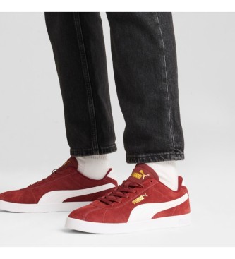 Puma Leather trainers Club II maroon