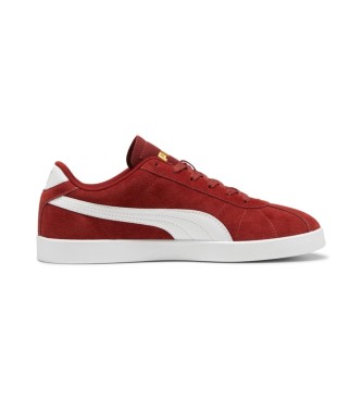 Puma Leather trainers Club II maroon