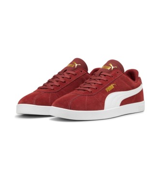 Puma Leather trainers Club II maroon