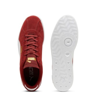 Puma Leather trainers Club II maroon