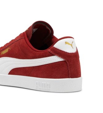 Puma Leather trainers Club II maroon