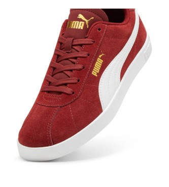 Puma Leather trainers Club II maroon