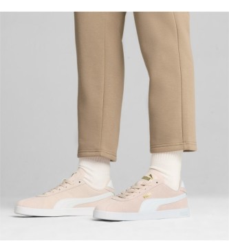 Puma Club II pink leather trainers