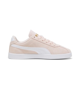 Puma Club II pink leather trainers