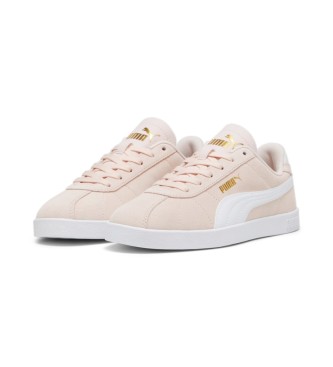 Puma Club II pink leather trainers