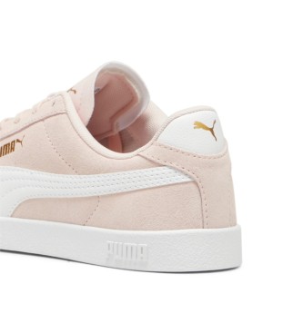 Puma Club II pink leather trainers